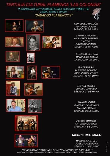 Tres meses de ‘Sábados Flamencos’ en la Tertulia Cultural ‘Las Colonias’
