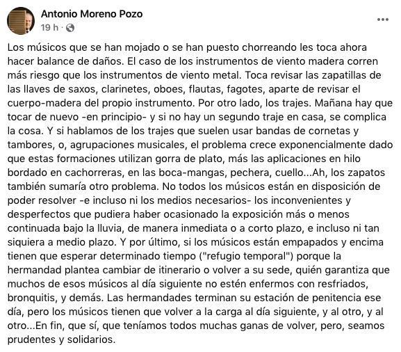 Capirotazos: Gabriel Cruz, mano a mano con su hijo bajo las trabajaderas