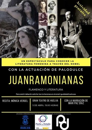 El Gran Teatro acoge 'Juanramonianas', unión de flamenco y literatura 'para promover la igualdad'