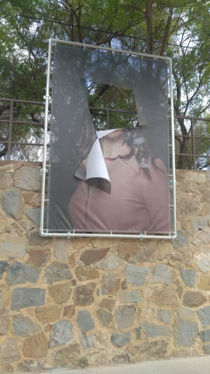 Destrozan la galería fotográfica al aire libre de Santa Marta una semana después de su inauguración
