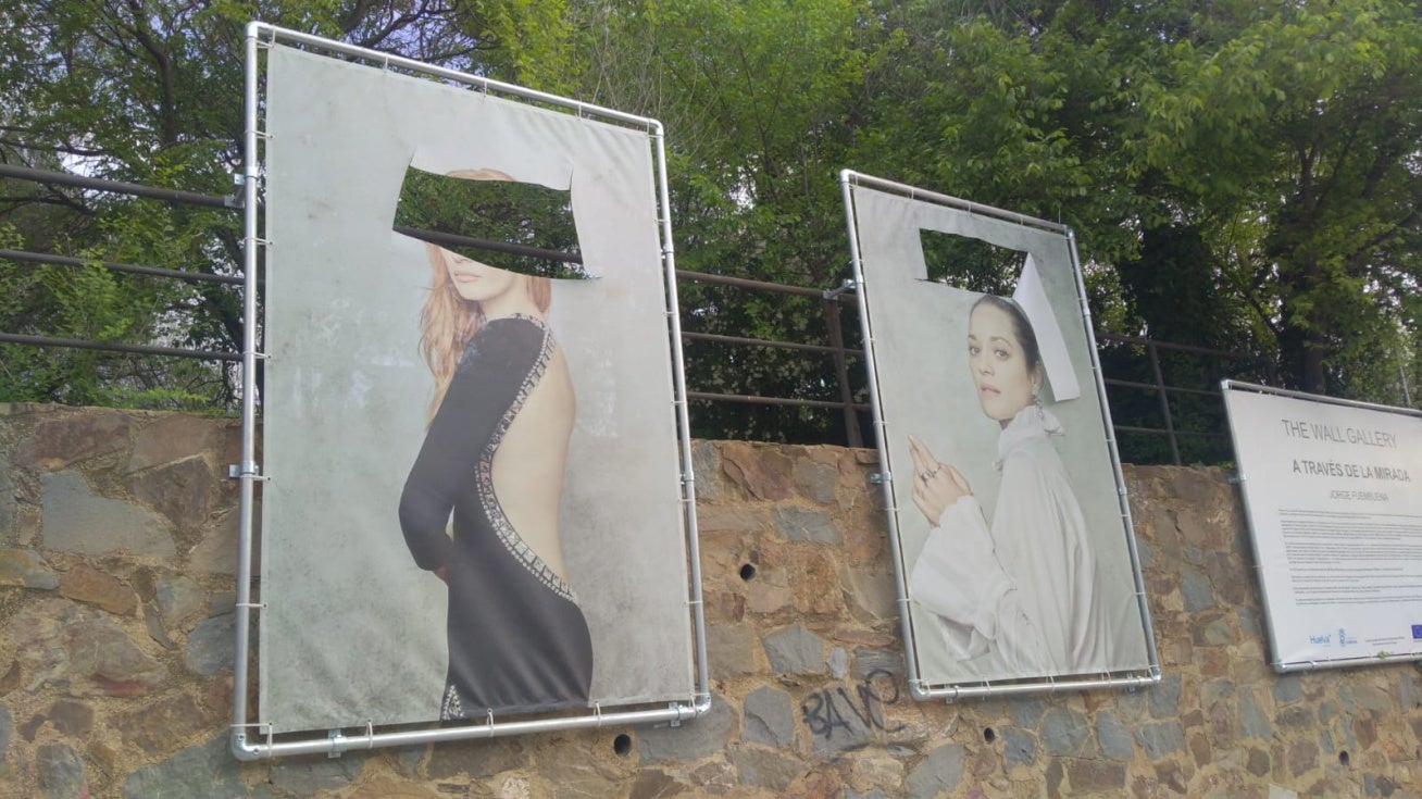 Destrozan la galería fotográfica al aire libre de Santa Marta una semana después de su inauguración
