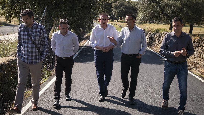 Concluyen las obras de la carretera que une la Nacional 433 con la aldea de Jabuguillo