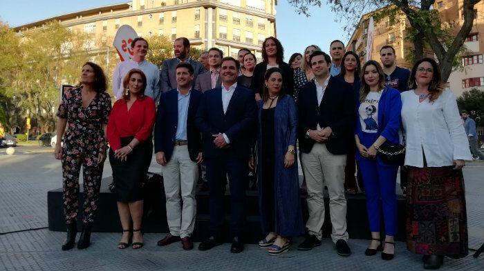 Néstor Santos (Cs) presenta a su lista como 'la única alternativa posible al PSOE en la capital'