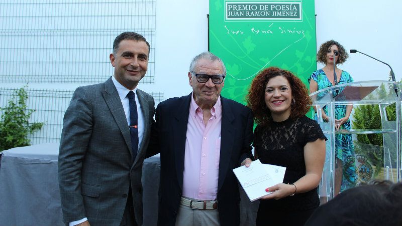 Manuel Jurado recibe el XXXIX Premio Juan Ramón Jiménez de Poesía en Moguer