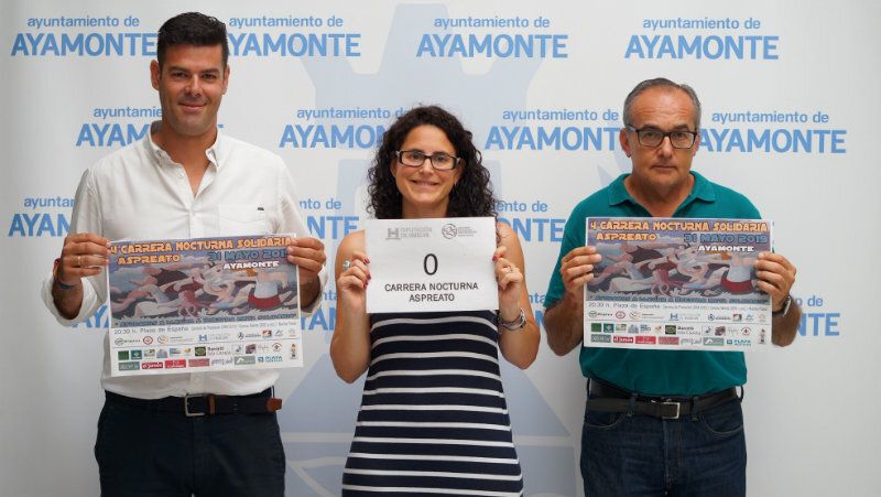 Ayamonte celebra su IV Carrera Nocturna Solidaria a beneficio de Aspreato