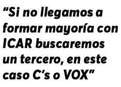 “Yo valoro a la gente que tiene ganas de trabajar por mi pueblo y las siglas las dejo aparte”