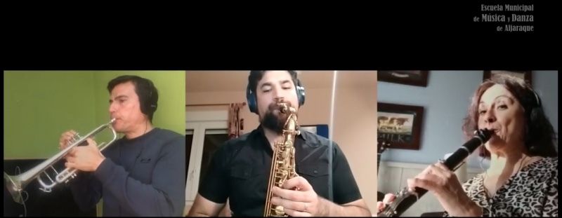 La Escuela Municipal de Música y Danza de Aljaraque ofrece en las redes la mejor banda sonora durante el confinamiento