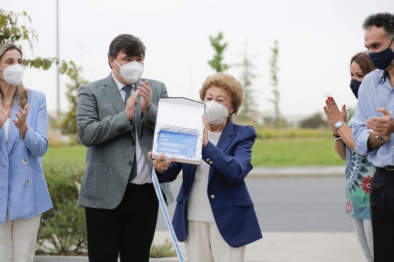 Paseo Periodista Santiago Cotán-Pinto, un homenaje a “la voz del Recreativo”