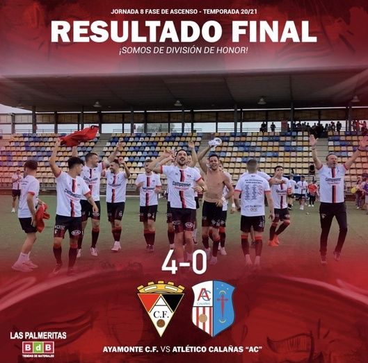 El Ayamonte asciende a la División de Honor