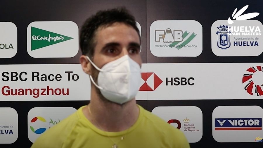 Pablo Abián, único superviviente de la escabechina nacional en el 'Huelva Spain Masters'