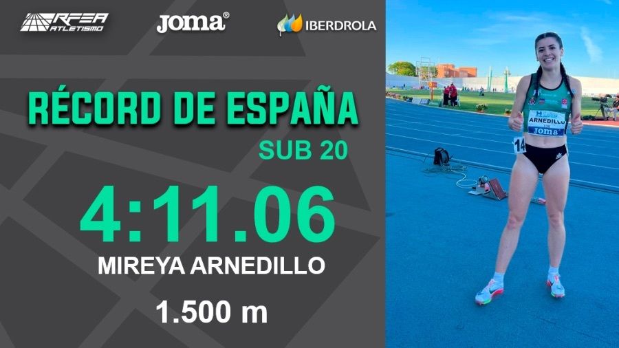 Billete mundial y europeo para Víctor Ruiz y Ouassim Oumaiz en Huelva, con récord de España Absoluto del 4x100 femenino