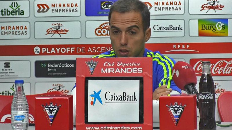 Borja Jiménez: 'Creo que al Recre le puede afectar su eliminación con el Fuenlabrada'