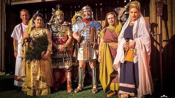 Las asociaciones onubenses Legio IX Hispana Punta Umbría y Dominae Nonae participan en el Arde Lvcvs