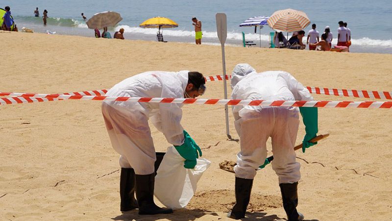 La playa del Parador dispondrá de accesos diferenciados en ambos sentidos y el aforo será el del parking