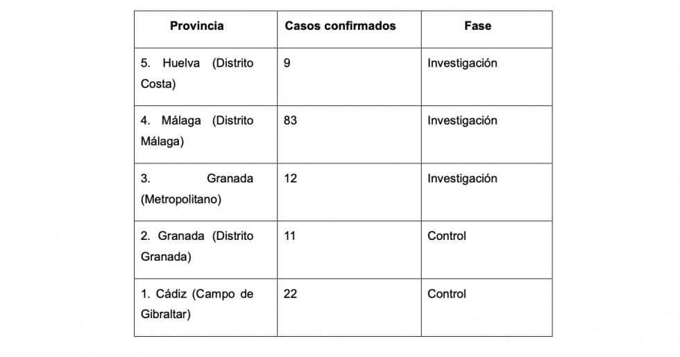 La Junta confirma un rebrote de nueve casos por coronavirus tras un cumpleaños en Lepe