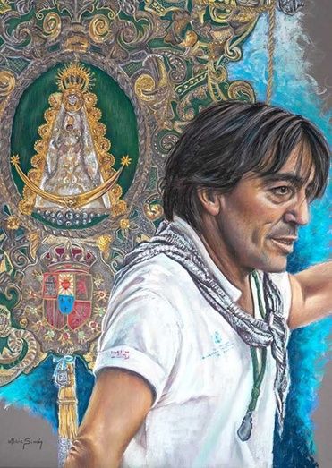 Recuerdo a Joaquín 'El Peregrino' en la Hermandad de Huelva