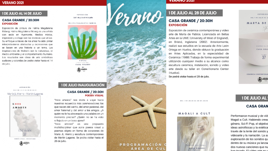La Casa Grande de Ayamonte muestra seis exposiciones desde este jueves