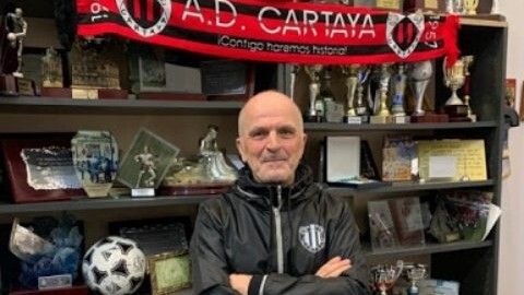 Paco Amate se despide del Cartaya agradeciendo 'todo el apoyo y cariño recibido en este tiempo'