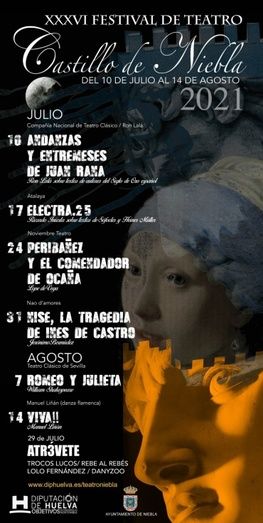 Activada la venta de entradas para los espectáculos del 36 Festival de Teatro y Danza Castillo de Niebla