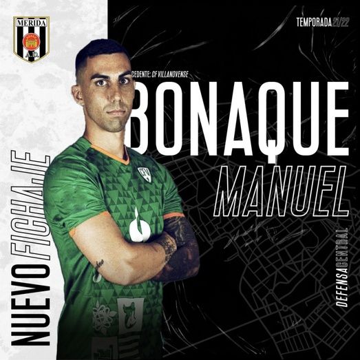 Bonaque ficha por el Mérida