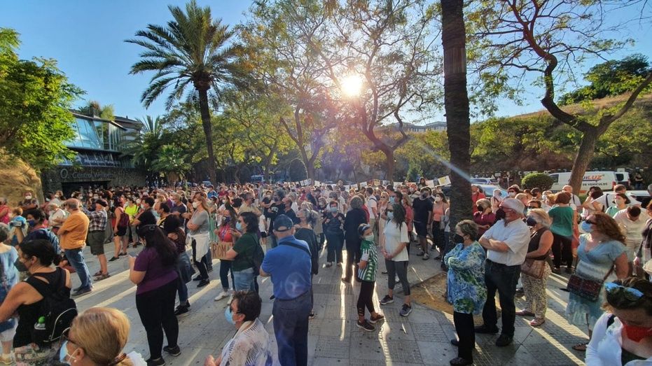 Más de 700 onubenses en la movilización para salvaguardar los cabezos de Huelva