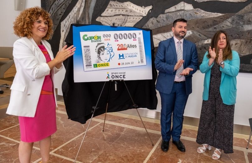 El Bicentenario de la Diputación de Huelva, protagonista del cupón de la ONCE