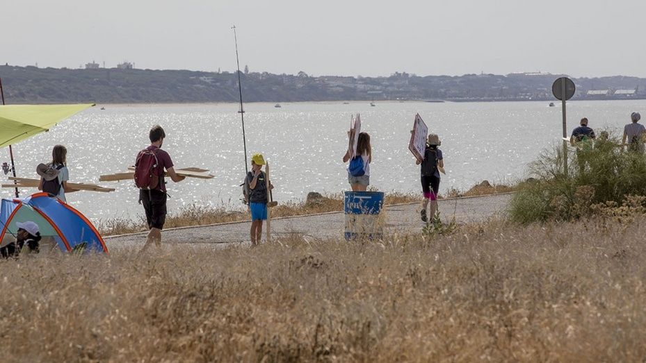 Señalizados espacios en la playa de El Espigón para proteger a aves costeras