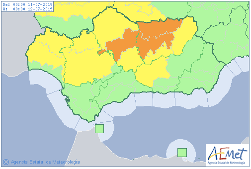 El jueves se esperan altas temperaturas en el interior de la provincia