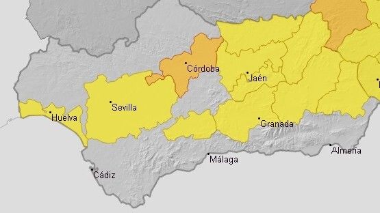 El litoral onubense estará este martes en aviso amarillo