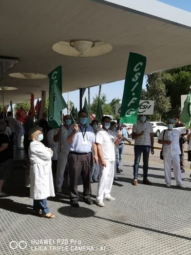 Concentraciones para exigir al SAS un acuerdo sobre la estabilidad del empleo de sus trabajadores