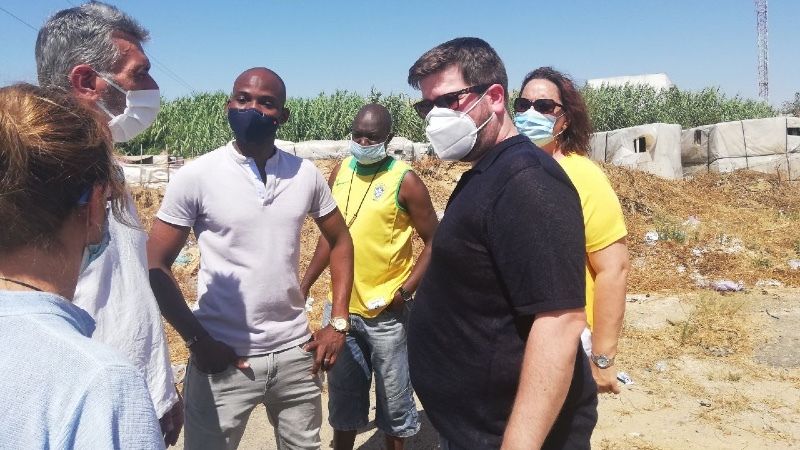 Adelante denunciará ante la Fiscalía los derribos e incendios de chabolas de trabajadores migrantes