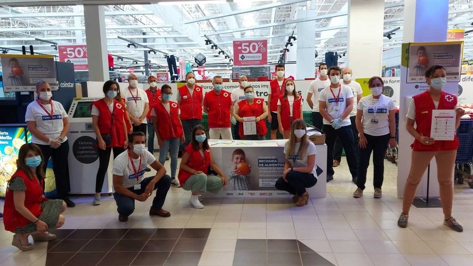 Cruz Roja Huelva distribuirá casi 11.000 kilos de alimentos a familias vulnerables