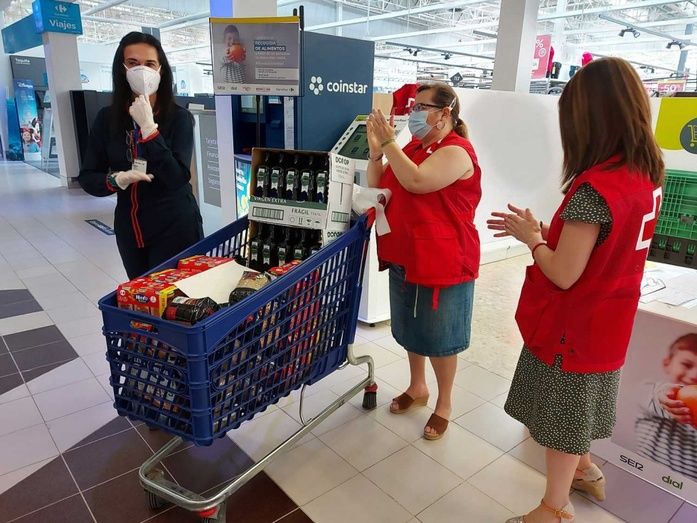 Cruz Roja Huelva distribuirá casi 11.000 kilos de alimentos a familias vulnerables