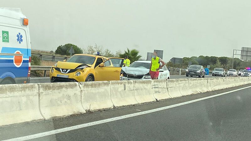 Más de 10 kilómetros de atasco de regreso de las playas a causa de un accidente