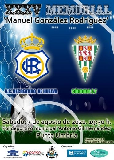 El amistoso Recre-Córdoba en Punta Umbría ya tiene hora, fecha y precios