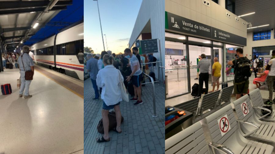 El runrún: Mala despedida en la estación