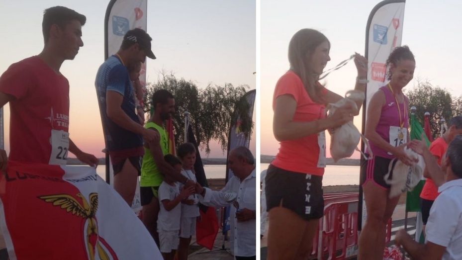 Santiago Javier Muros y Beatriz Sequeira ganan la Milla Ciudad de Ayamonte