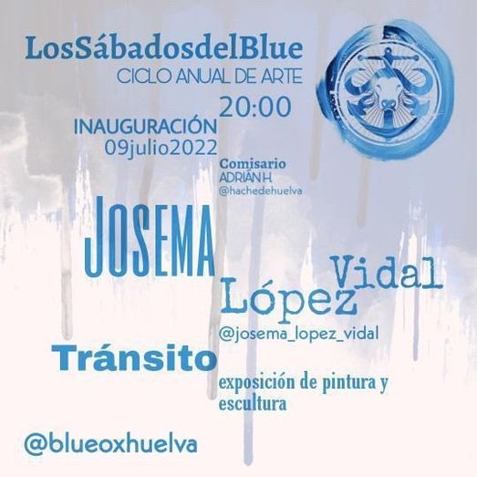 Josema López Vidal muestra las obras de 'Tránsito' en Blue Ox Huelva