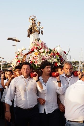 Mazagón vive con varios actos sus Fiestas en Honor a la Virgen del Carmen
