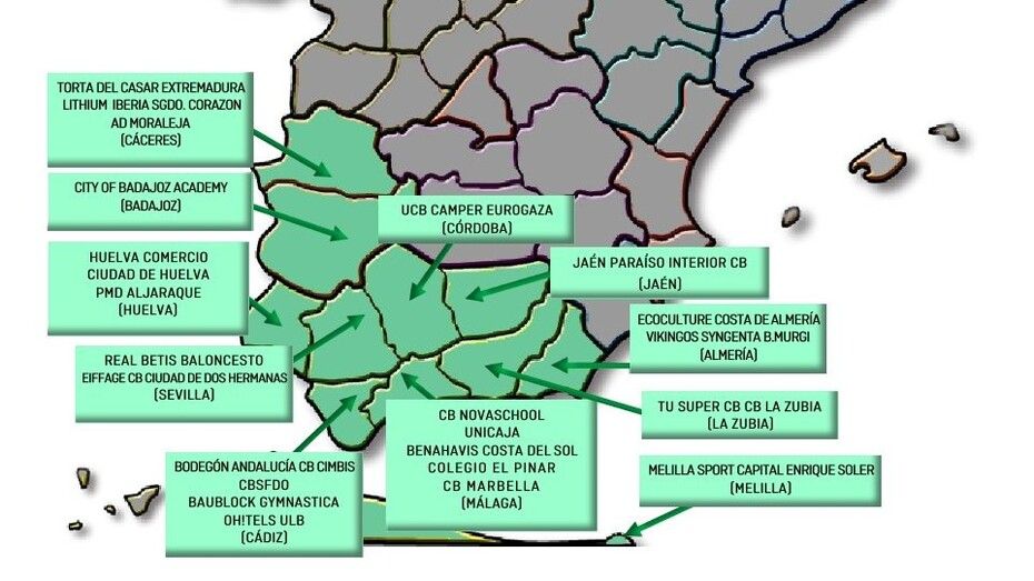 Huelva Comercio, Ciudad de Huelva y PMD Aljaraque ya conocen sus rivales