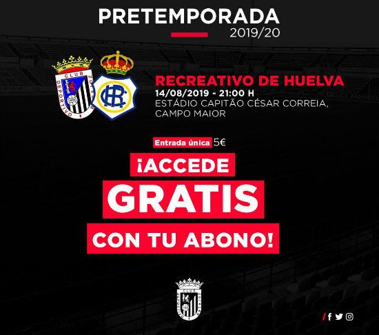 El Badajoz-Recre se disputará en Portugal y el precio de las entradas será de 5 euros