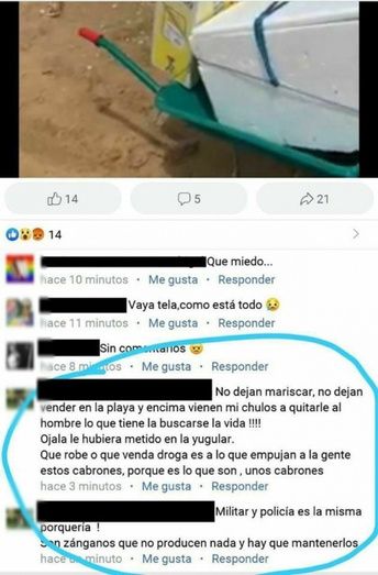 En libertad el usuario de Facebook acusado de un delito de odio contra el policía apuñalado en Punta