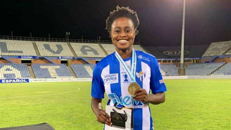 Ghana convoca a la delantera del Sporting Huelva Princella Adubea para un doble partido ante Gabón