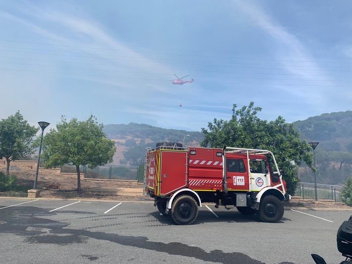 Estabilizado el incendio forestal del paraje ayamontino de Costa Esuri