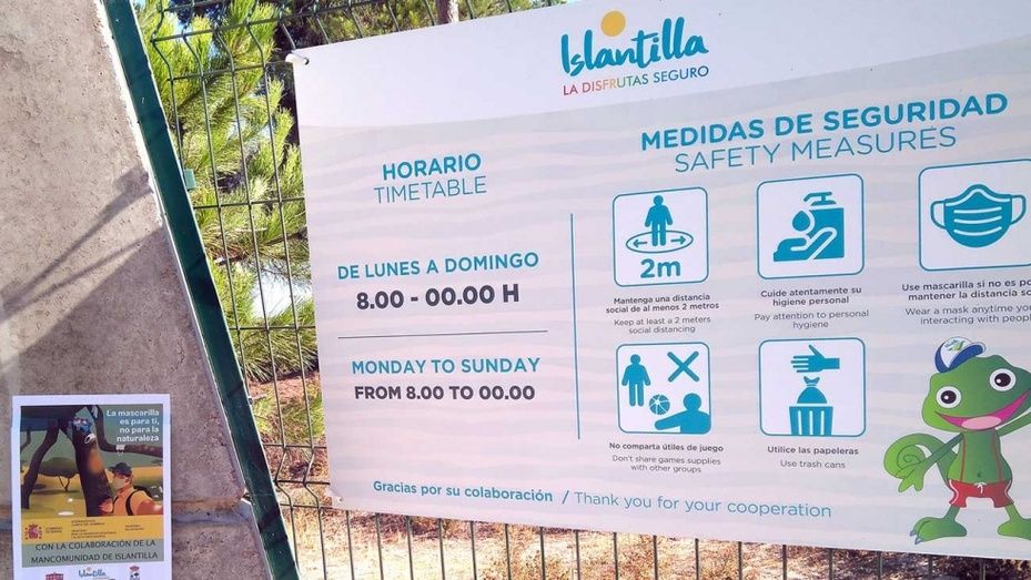Islantilla realiza una sensibilización ambiental en sus espacios públicos