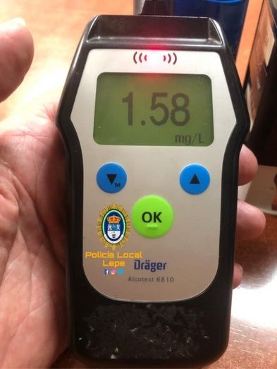 Multas en Punta Umbría, Lepe y Ayamonte por conducir bajo los efectos del alcohol
