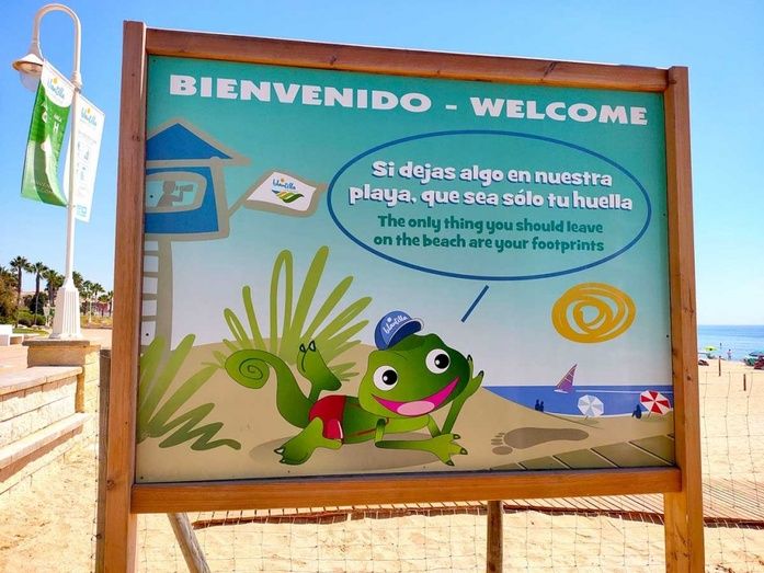 Islantilla realiza una sensibilización ambiental en sus espacios públicos