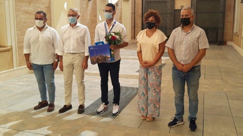 La Diputación felicita al atleta onubense Ionut Antonio Acín por su oro en el Mundial de Atletismo