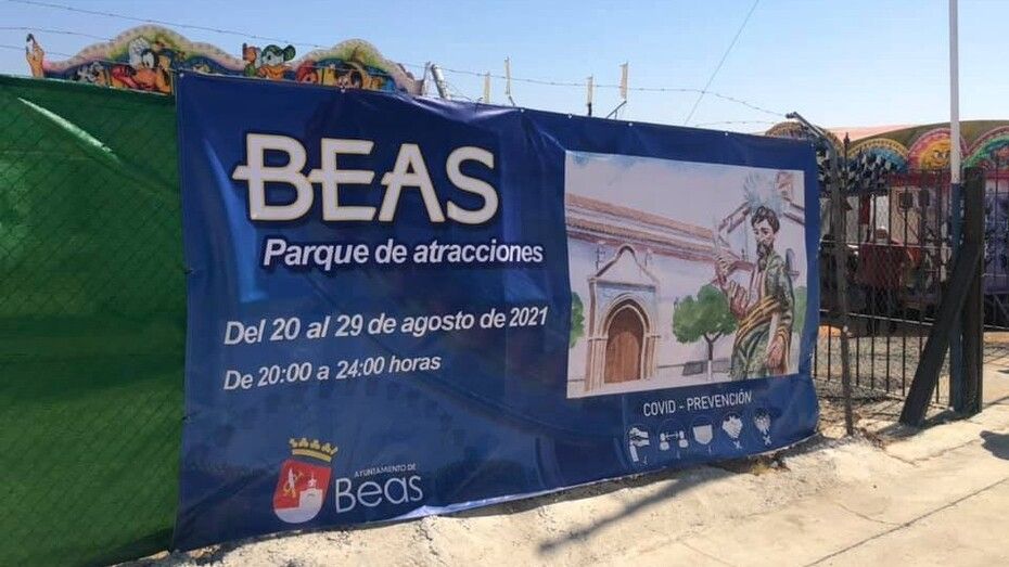 Beas abre su parque de atracciones hasta el próximo domingo 29 de agosto