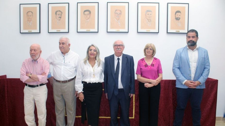 Los alcaldes democráticos de Cartaya ya tienen su galería de retratos